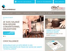 Tablet Screenshot of chocalliance.fr
